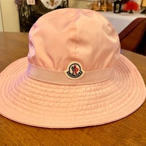 Moncler Bucket Hat, Medium in Light Pink